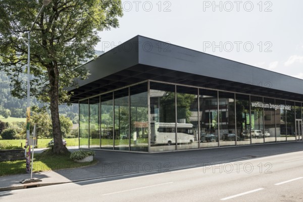 Werkraum Bregenzerwald, architect Peter Zumthor, Andelsbuch, Bregenzerwald, Vorarlberg, Alps, Austria