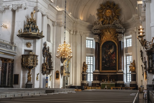 Interior of the Cathedral in Kalmar, Småland, Sweden Scandinavia