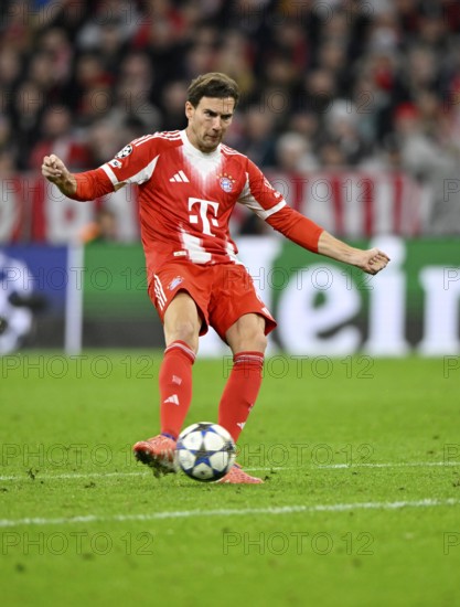 Leon Goretzka FC Bayern Munich FCB (08) Action on the ball Champions League, Allianz Arena, Munich, Bayern, Germany