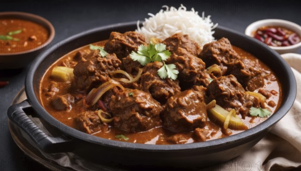 This flavorful dish is a perfect meal for anyone who enjoys a hearty and satisfying dinner, AI generated