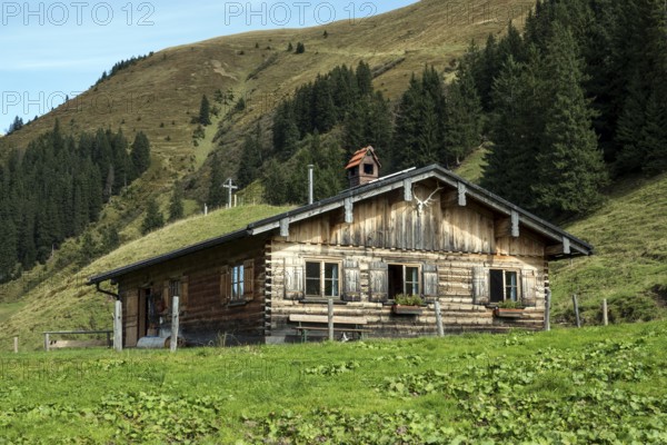 Hintere Einödsberg-Alpe, Einödsbach, Oberstdorf, Oberallgäu, Allgäu, Bavaria Germany