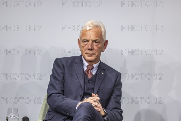 Harry Mergel (SPD), Lord Mayor of Heilbronn. ground-breaking ceremony ceremony for the Artificial Intelligence Innovation Park (IPAI) . Heilbronn, Baden-Württemberg, Germany