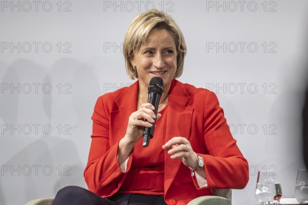 Dr. Nicole Hoffmeister-Kraut (CDU), Minister of Economics BW. ground-breaking ceremony ceremony for the Artificial Intelligence Innovation Park (IPAI) . Heilbronn, Baden-Württemberg, Germany