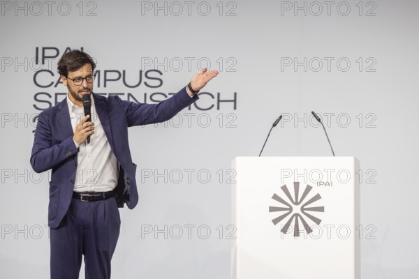 Moritz Gräter, CEO of IPAI. ground-breaking ceremony ceremony for the Artificial Intelligence Innovation Park (IPAI) . Heilbronn, Baden-Württemberg, Germany