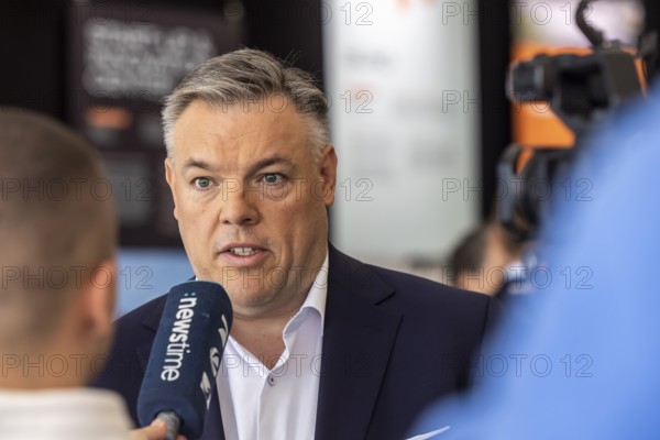 Interview with Rolf Schumann, Chief Digital Officer at the Schwarz Group. Schwarz Digits is the digital and IT division of the Schwarz Group, which also includes Lidl and Kaufland. ground-breaking ceremony ceremony for the Innovation Park for Artificial Intelligence (IPAI) in Heilbronn. Heilbronn, Baden-Württemberg, Germany