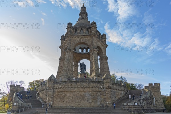 Kaiser-Wilhelm-Denkmal, Porta Westfalica, North Rhine-Westphalia, Germany