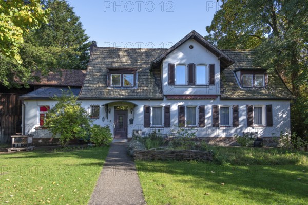 Historic former forester's lodge, Lauf an der Pegnitz, Middle Franconia, Bavaria, Germany