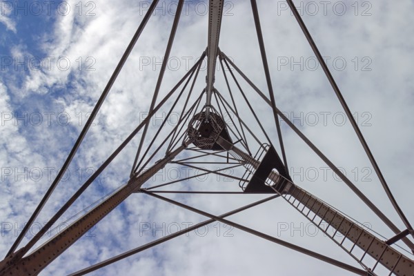 Airship mooring mast for Amundsen-Ellsworth 1926 Transpolar Flight at Ny-Alesund, Oscar II Land, Kongsfjorden, Svalbard, Spitsbergen, Norway
