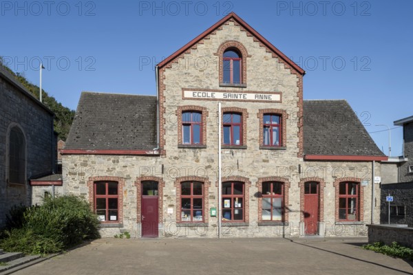 École Sainte-Anne, Saint Anne primary school and kindergarten in the town Hastière, province of Namur, Wallonia, Belgium