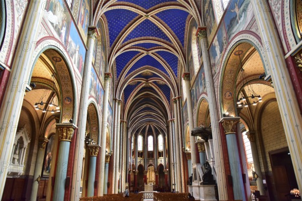 Saint-Germain-des-Prés Church in Paris, France
