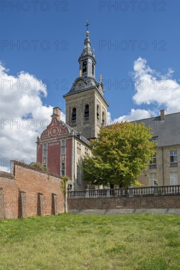 John the Evangelist church at 12th century Park Abbey, Abdij van Park, Premonstratensian abbey at Heverlee near Leuven in Flemish Brabant, Belgium