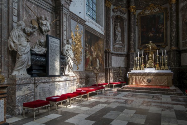 John the Evangelist church at 12th century Park Abbey, Abdij van Park, Premonstratensian abbey at Heverlee near Leuven in Flemish Brabant, Belgium