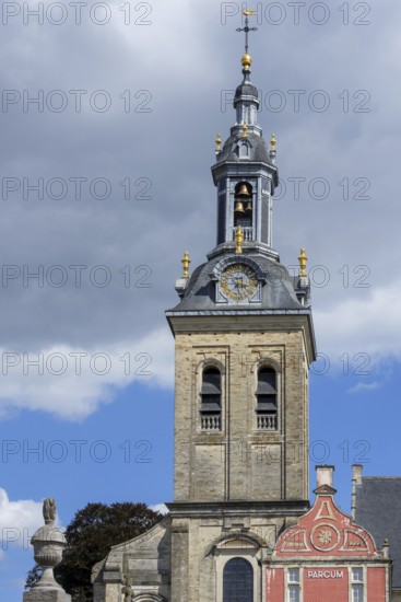 John the Evangelist church at 12th century Park Abbey, Abdij van Park, Premonstratensian abbey at Heverlee near Leuven in Flemish Brabant, Belgium