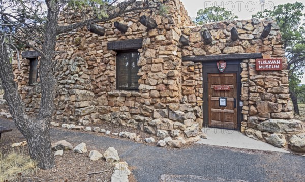 Grand Canyon National Park, Arizona - The Tusayan Ruin and Museum on the Grand Canyon's south rim. The museum is closed indefinitely due to staffing. The staffing shortage pre-dates the 2025 government shutdown