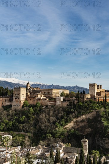 View of Alhambra, Granada, Andalucia, Spain