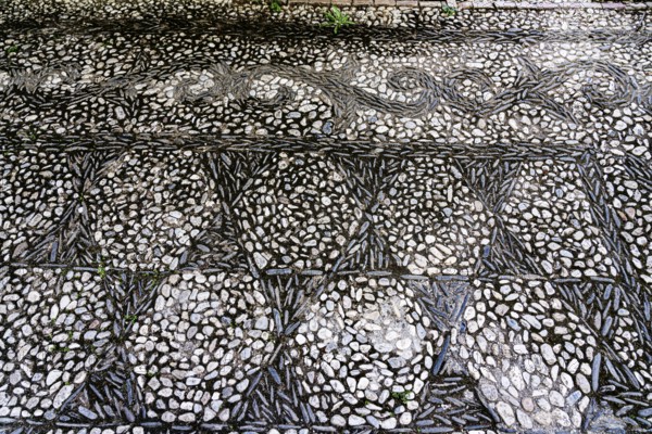 Road surface, pattern, Granada, Andalucia, Spain