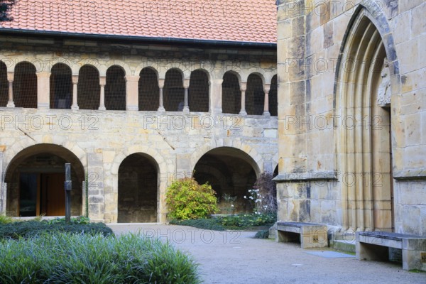 Hildesheim Cathedral or High Cathedral Church of St. Mary's Ascension in pre-Romanesque style, Cathedral of the Roman Catholic Diocese of Hildesheim, UNESCO World Heritage Site, Hildesheim, Lower Saxony, Germany