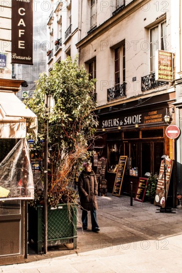Rua Sufflot Street. Paris, França, 30.01.2009