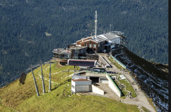 Kanzelwandbahn mountain station, Kleinwalsertal, Vorarlberg, Allgäu Alps, Austria