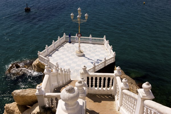 Observation deck, Balcon del Mediterraneo, (balcony of the Mediterranean Sea), Benidorm, Valencia, Costa Blanca, Spain