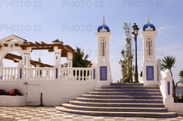 Way to the observation deck, Benidorm, Valencia, Costa Blanca, Spain