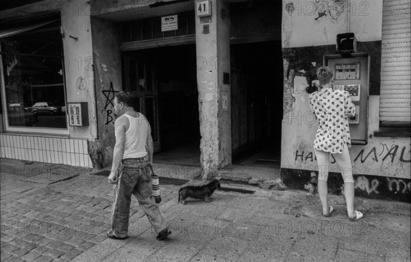 Germany, Berlin, 3.8.1992, Public Telephone, Prenzlauer Berg