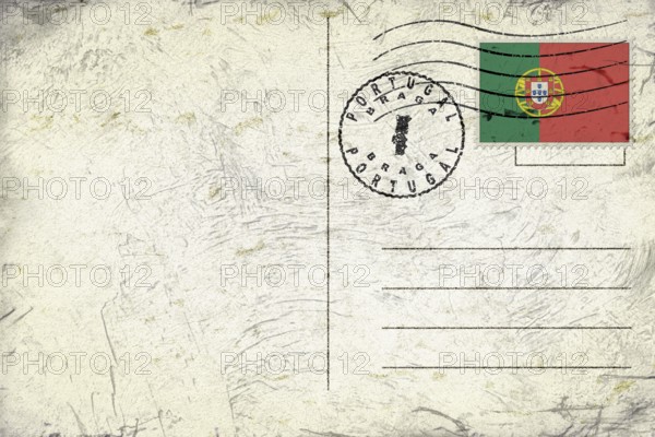 Portugal Braga Round Seal Map Design