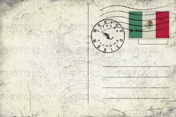 Mexico Tijuana Round Seal Map Design