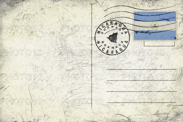 Nicaragua Granada Round Seal Map Design