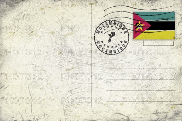 Mozambique Nampula Round Seal Map Design