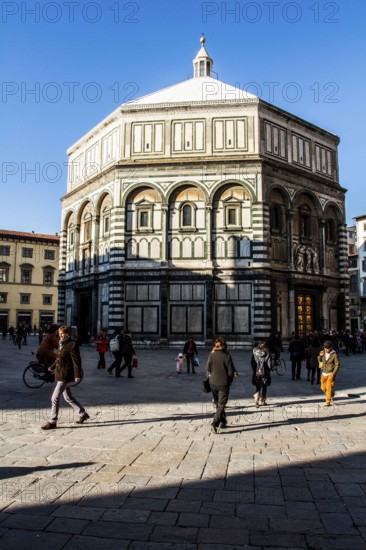 Florence Baptistry (Battistero di San Giovanni). Florence, Province of Florence, Italy. 19.12.2012