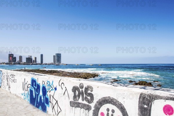 Cavancha Beach (Playa Cavancha). Iquique, Tarapaca Region, Chile. 21.11.15