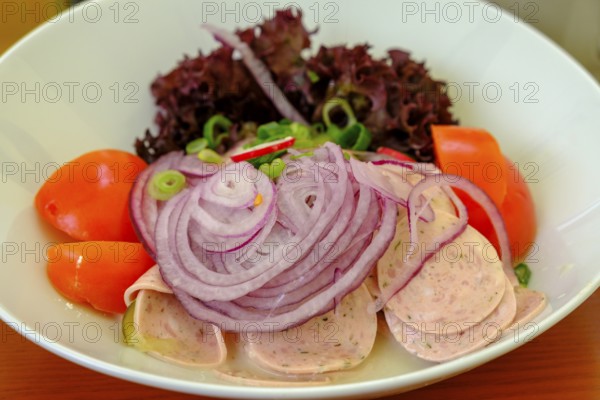 Wurstsalat, food, Weiden, Upper Palatinate, Bavaria, Germany