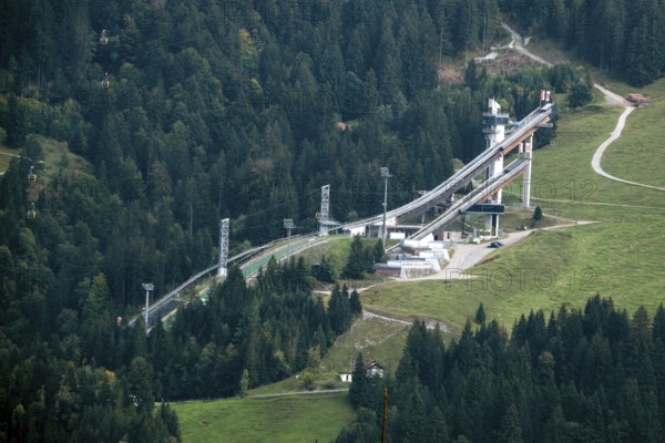 Orlen Arena Skisprungschanzen, Oberstdorf, Oberallgäu, Allgäu, Bavaria, Germany