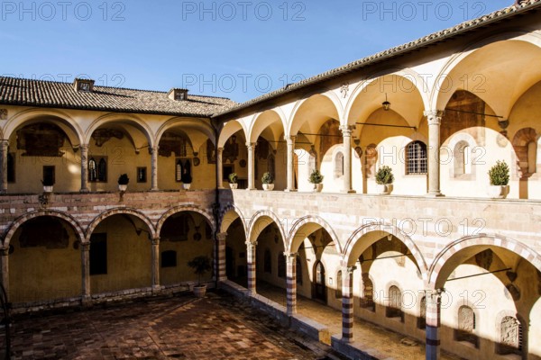 Basilica of San Francesco d'Assisi. Assisi, Province of Perugia, Italy. 22.12.2012
