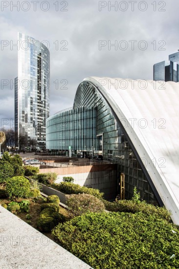 La Defense, a major business center in Paris. Paris, France. 31.12.12