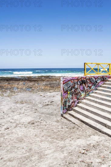 Cavancha Beach (Playa Cavancha). Iquique, Tarapaca Region, Chile