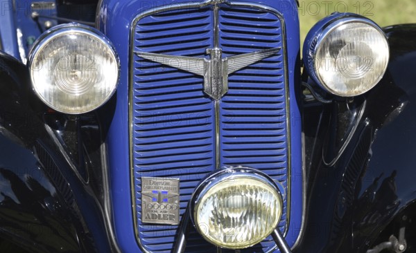 Headlights from the classic car Adler Trumpf Junior