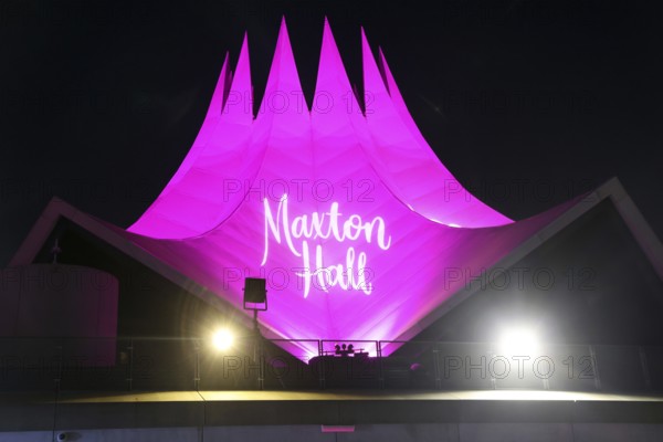 Illuminated Temppodrom, Maxton Hall - The World Between Us Season 2, World Premiere at Tempodrom Berlin, 17.10.2025