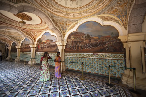 Mysore Palace or Amba Vila's Palace, interior view, Mysore or Mysore, Karnataka, India