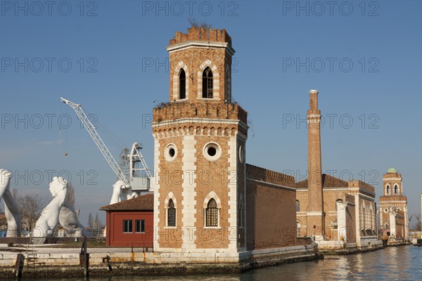 Arsenal - Armoury of Venice and monument Constraction of bridges, Venice, Italy