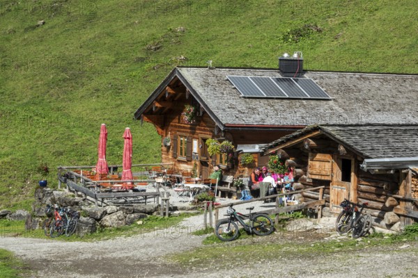 Alpe Dietersbach, Dietersbachtal, Gerstruben, Oberstdorf, Oberallgäu, Allgäu, Bavaria, Germany