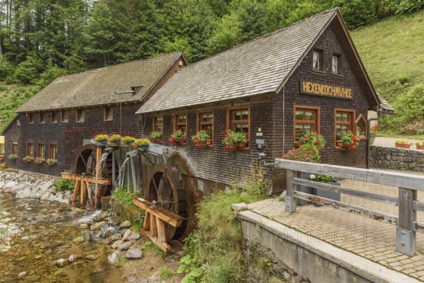 Hexenlochmühle, traditional water mill near Furtwangen in the Black Forest, Baden-Württemberg, Germany