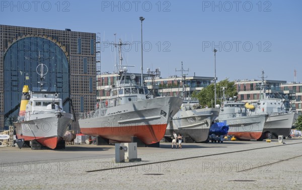 Ships, outdoor Estonian Maritime Museum, Eesti Meremuuseum, harbour, Tallinn, Estonia