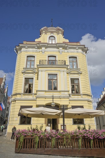 Old building on Suurgildi Plats, Old Town, Tallinn, Estonia