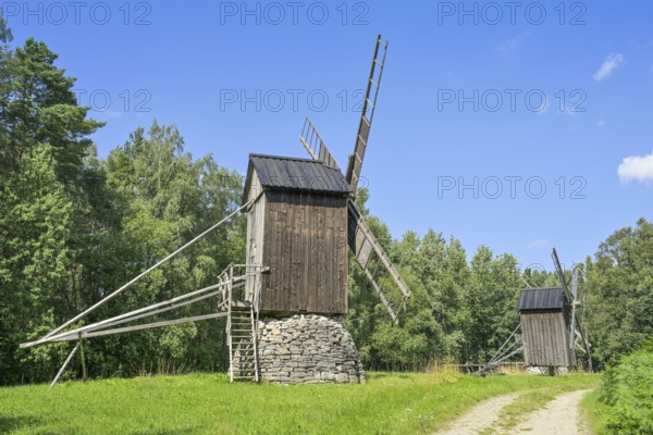 Windmill, Estonian Open Air Museum, Rocco al Mare, Tallinn, Estonia