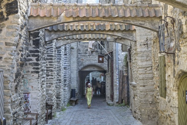 Katharinengang, Katariina Käik, Old Town, Tallinn, Estonia