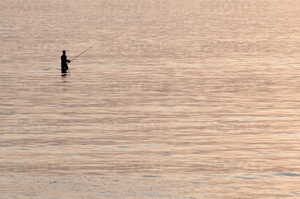 Thailand, Koh Samui, Fisherman on sunset