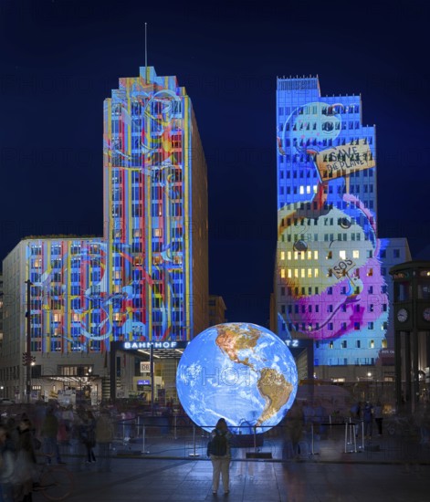 Festival of Lights Berlin 2021 Potsdamer Platz Save The Planet Berlin Germany