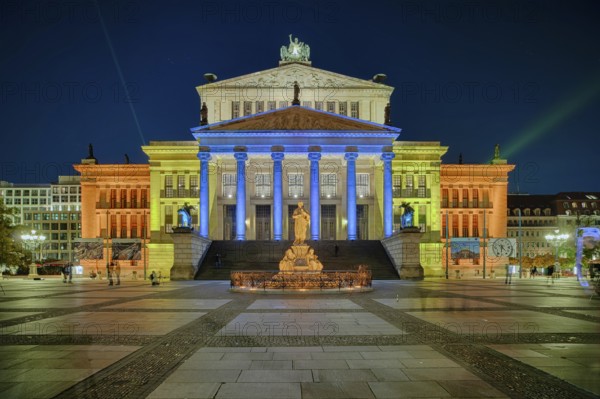 Schauspielhaus am Gendarmenmarkt Berlin illuminates Festival of Lights Berlin Germany
